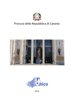 Brochure - Procura della Repubblica di Catania.