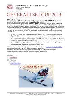 GENERALI SKI CUP 2014 - ASD Generali Trieste