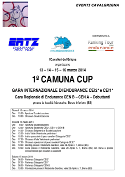 1ª CAMUNA CUP - enduranceonline.it