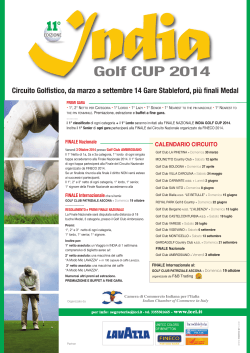 Golf CUP 2014 11 11 - ICCI – Camera di Commercio Indiana per l