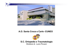 A.O. Santa Croce e Carle -CUNEO S.C. Ortopedia e Traumatologia