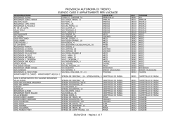 provincia autonoma di trento elenco case e appartamenti