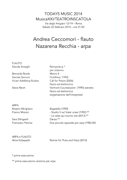 programma - Francesco Cuoghi
