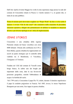Il comune di Crescentino