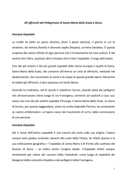 Gli affreschi del Pellegrinaio di Santa Maria della