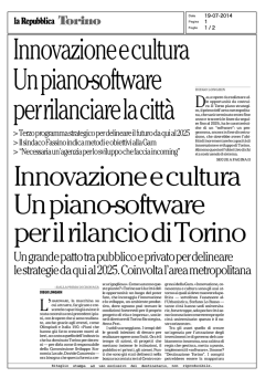 innovazione e cultura: un piano software per il