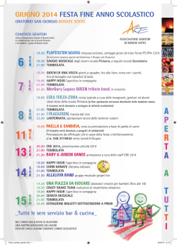 Festa fine anno scolastico