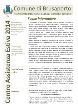 CRE 2014 - Informativa - Comune di Brusaporto
