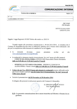 diritto allo studio a s 2013-14 - Saluzzo
