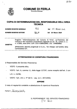 Informatizzazione del Comune di Ferla
