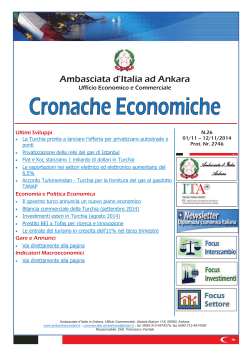 Cronache Economiche N.26 (1 Novembre