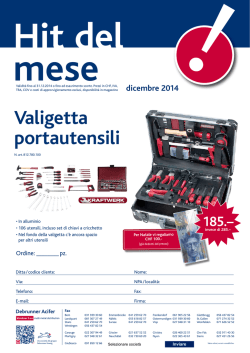 Hit del mese dicembre 2014 - Debrunner Koenig Holding