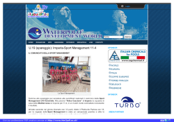 Le ragazze della Pallanuoto U19