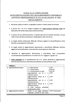 Guida alla compilazione
