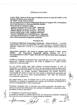 incontro - Filt Cgil