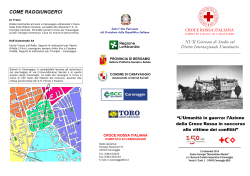 Il programma - Croce Rossa Italiana
