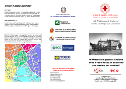 Il programma - Croce Rossa Italiana