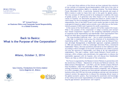 10° Annual Forum.indd - Global Compact Network Italia