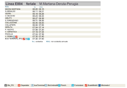 Linea E004 feriale M.Martana-Deruta