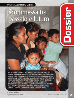 DOSSIER MAGGIO - Missio Famiglie