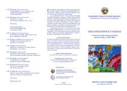 Invito convegno Aiello - Università degli Studi di Messina