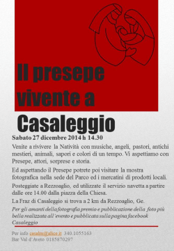 Presepe vivente a Casaleggio (Rezzoaglio - GE
