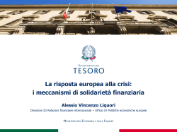 Liquori_risposta europea alla crisi
