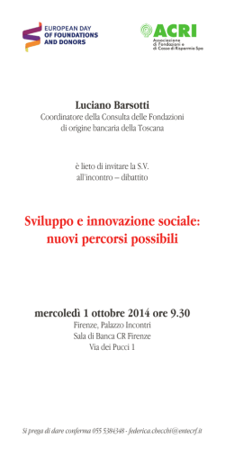 invito - Fondazione per la Sussidiariet&agrave;
