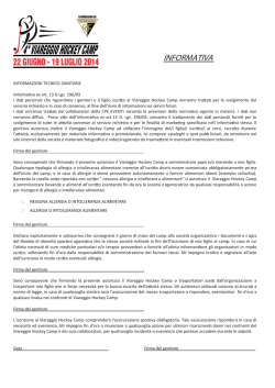 informativa per i genitori