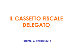 il cassetto fiscale delegato