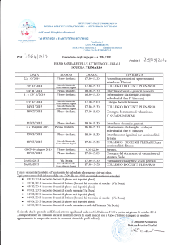 calendario impegni 2014-15- primaria - Monterchi(Ar)