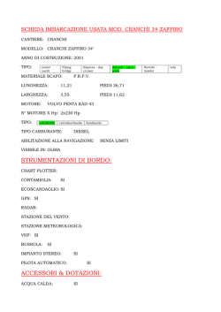 Scheda Tecnica completa