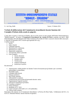 ISTITUTO OMNICOMPRENSIVO STATALE &ldquo;RIDOLFI