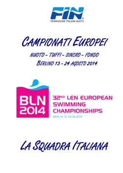 guida ai campionati by federnuoto.it