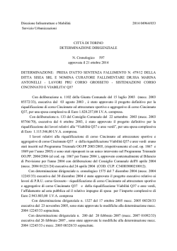 Direzione Infrastrutture e Mobilit&agrave; 2014 04964/033