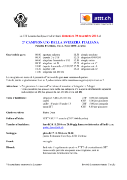 Invito campionati ticinesi 30-11-2014 Locarno