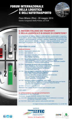 Fiera Milano (Rho) - 29 maggio 2014