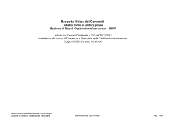 Raccolta Contratti OV_10_9_2014 - Osservatorio Vesuviano