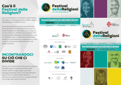 Il volantino - MoFra Toscana