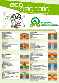 Eco dizionario - AsetServizi.it