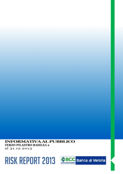 Informativa al Pubblico Terzo Pilastro Basilea 2