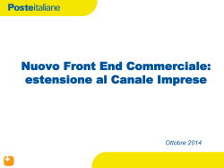 Nuovo Front End Commerciale Impresa