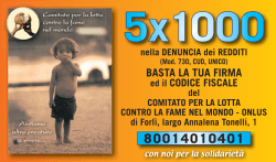 5×1000 - Comitato per la lotta contro la fame nel mondo