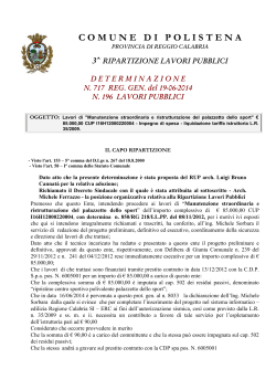 Det. n. 717/2014 - Comune di Polistena