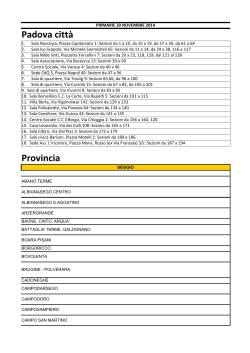 Padova città Provincia