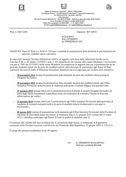 ESAMI DI STATO CIRCOLARE