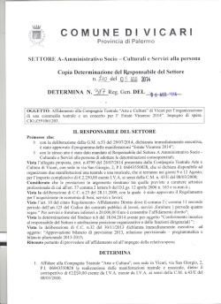 COMUNE DI VICARI