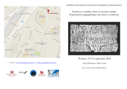 Esclaves et maîtres dans le monde romain Expressions