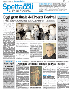 Il Resto del Carlino 28/09/2014