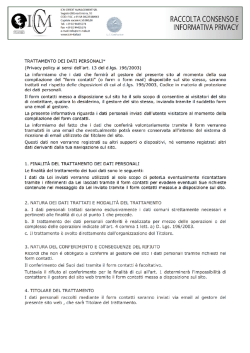 ICM CREDIT MANAGEMENT SRL Segrate (MI) via Umbria, 10 COI